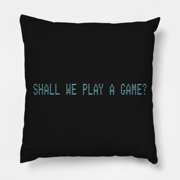 War Games Pillow by tillieke