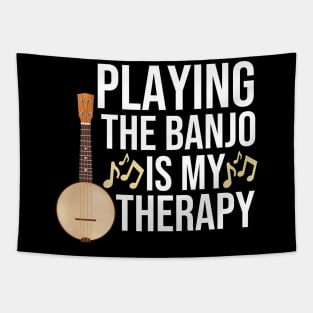 Banjo Player Tapestry