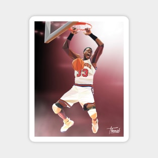 PATRICK EWING / LOW POLY Magnet