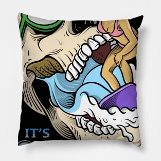 Its Surfing Time Pillow