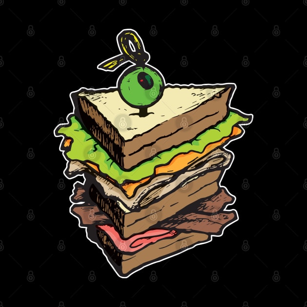 Club Sandwich by Laughin' Bones