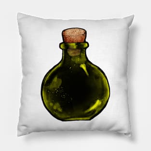 Green Spell Jar Pillow