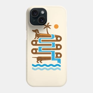 Dachshund Long Beach Phone Case