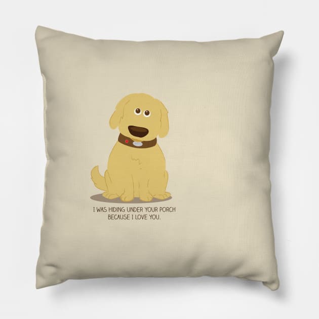 Puppy Love Pillow by LivelyLexie