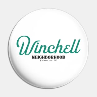 Winchell Neighborhood Kalamazoo Vintage Design Pin