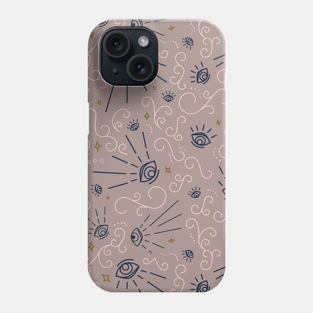 Third Eye (mask design) Phone Case by Off The Hook Studio