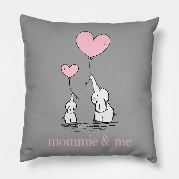 mommie & me time Pillow by TexasTeez