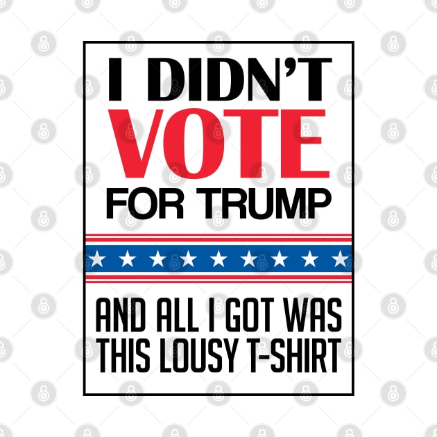 I didn't vote for Trump by NVDesigns