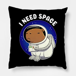 I need space Capybara Astronaut Costume Pillow