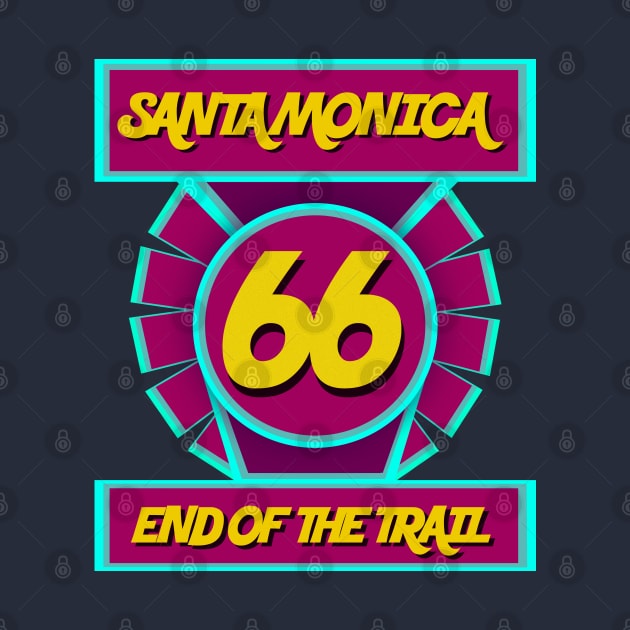 Route 66 - end of the trail Santa Monica by ArteriaMix