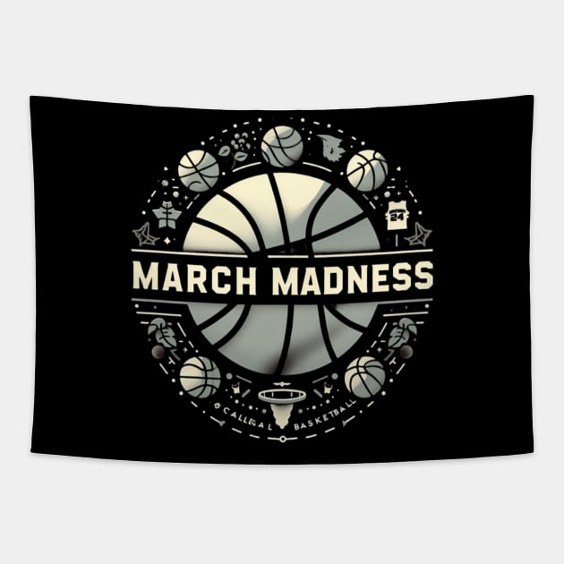 march madness college Tapestry by CreationArt8