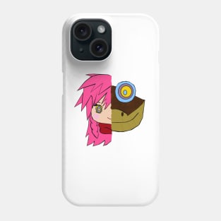 Hanna Meets Kaa - emoji half heads (2) Phone Case