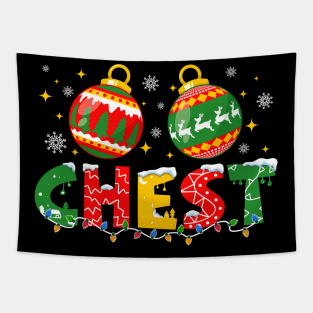 Chest Christmas Matching Couple Chestnuts Tapestry