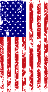 US Flag Distressed Magnet