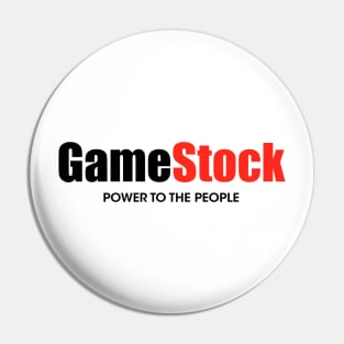 Game Stock power to the people Pin