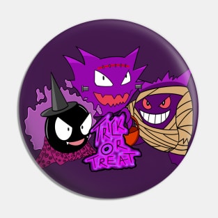 Trick or Treat Monsters Pin