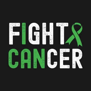 I can, Fuck Gallbladder Cancer, Green Ribbon T-Shirt