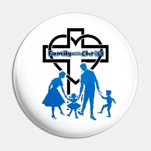Family with Christ Pin