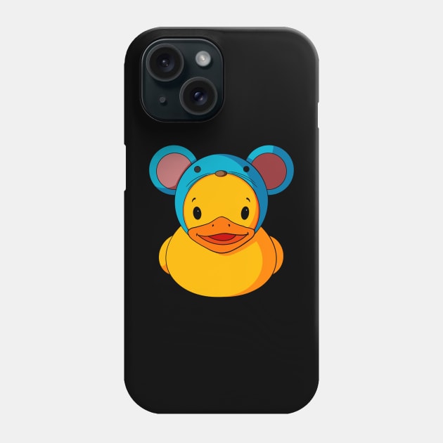 Mouse Hat Rubber Duck Phone Case by Alisha Ober Designs