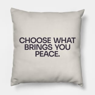 Choose Peace Pillow