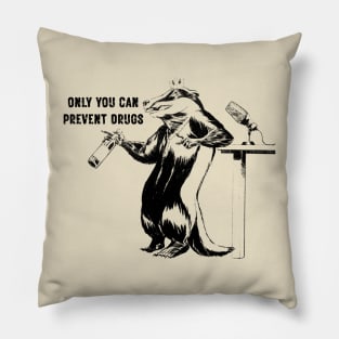 only you can prevent drugs Pillow