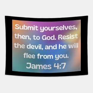 Bible Verse James 4:7 Tapestry