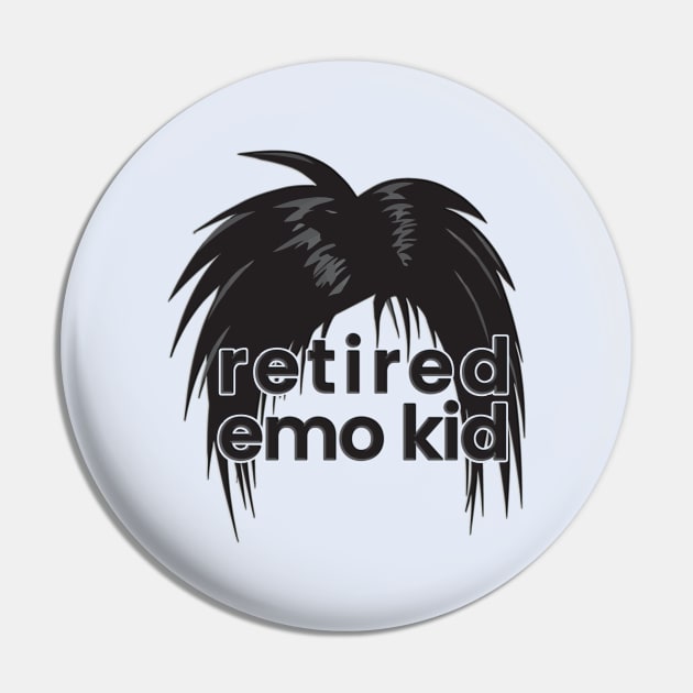 Emo Kid Illustrated Pin by SCL1CocoDesigns