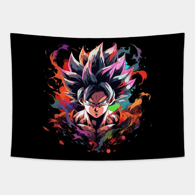 goku ultra instict Tapestry by skatermoment