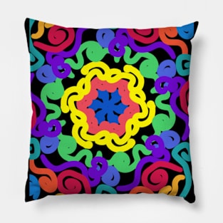 Rainbow pattern Pillow