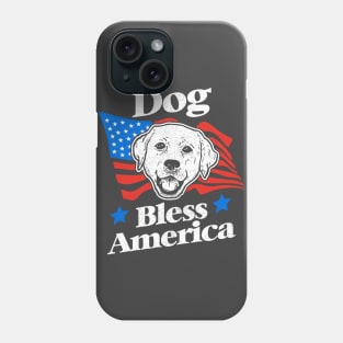 Dog Bless America Phone Case