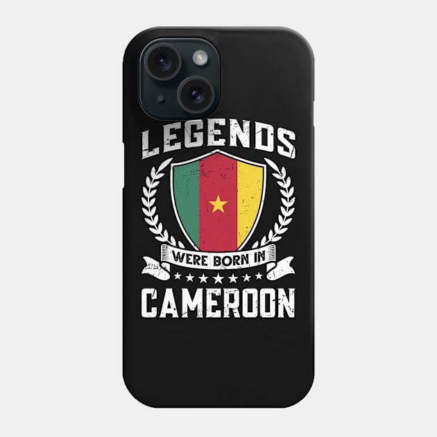 Vintage Design Cameroonian Flag Cameroon Phone Case by MGS