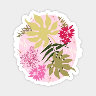 Leaves and Azaleas Magnet