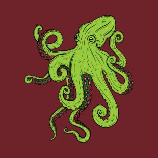 Green Octopus T-Shirt