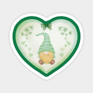 Irish Heart Gnome Magnet