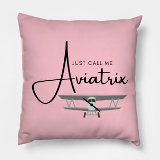 Just Call Me Aviatrix with a Bi-Plane Pillow