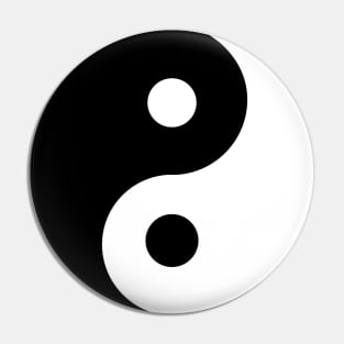 classic yin and yang Pin