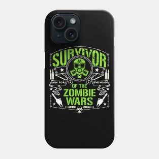 Halloween Survivor of the Zombie Wars Phone Case