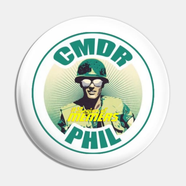 CMDR Phil Pin by Nogreenrocks/Legion Of Memers