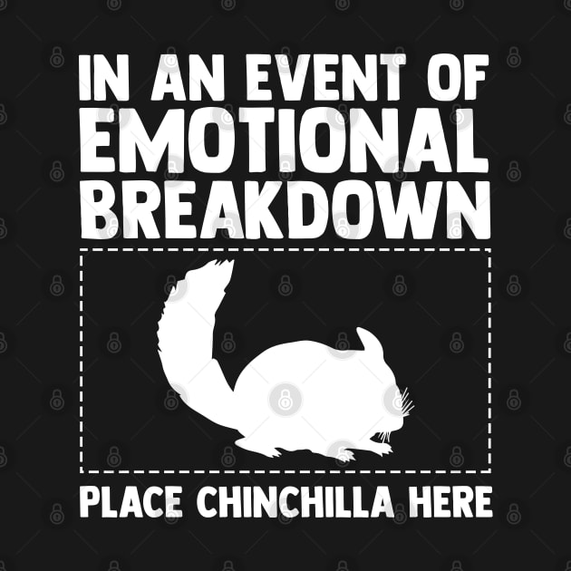 In An Event Of Emotional Breakdown Place Chinchilla Here by sBag-Designs