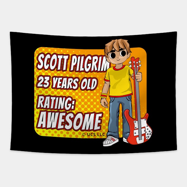 Scott Pilgrim Tapestry by Ashley-Bee