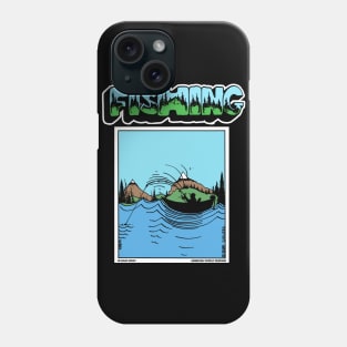 Fisherman Boating Out On The Lake Fishing Novelty Gift Phone Case