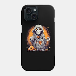 Eerie Halloween Ghoul Art - Spooky Season Delight Phone Case