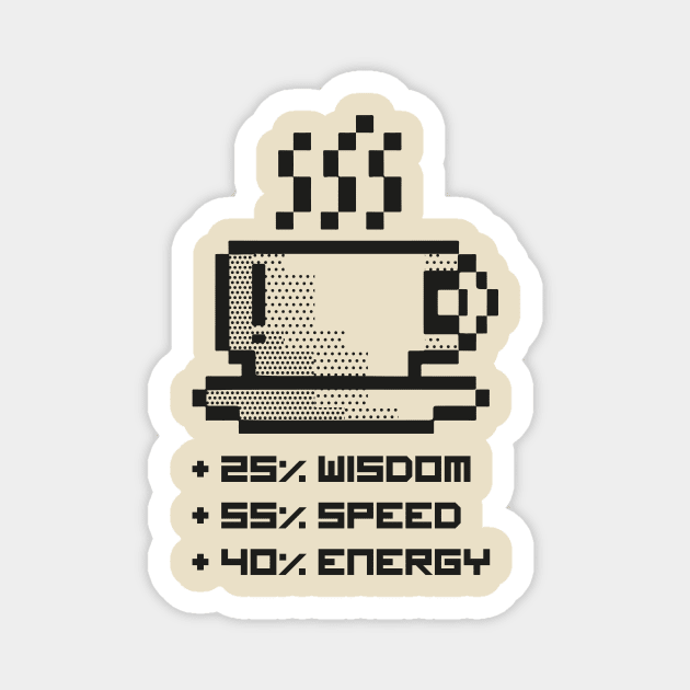 gamer coffee Magnet by PAINTMONKEYS