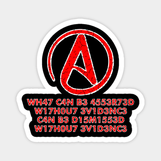 What Can Be Asserted Without Evidence Hitchens Quote Magnet