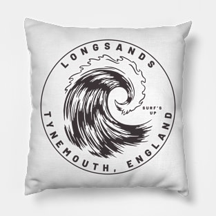 Tynemouth Longsands - Surf's Up Pillow