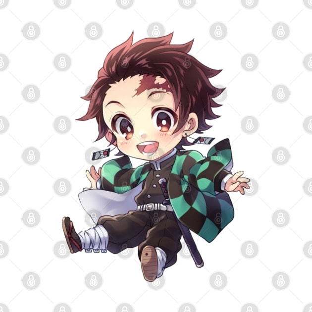 Chibi Tanjiro From Demon Slayer by Hentai-heaven