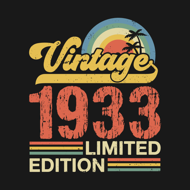 Retro vintage 1933 limited edition by Crafty Pirate 