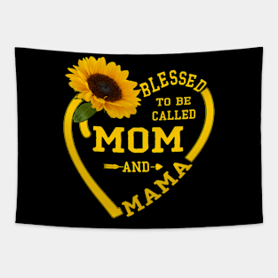 Blessed To be Called Mom And mama Tapestry