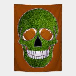 American Football Skull Tapestry