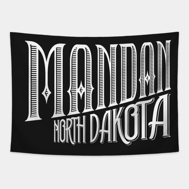 Vintage Mandan, ND Tapestry by DonDota